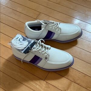 White and Purple Woman’s Golf Shoes G/Fore